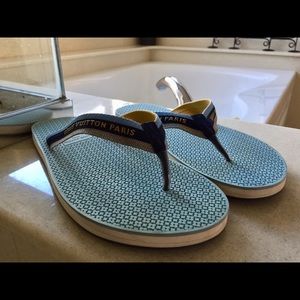 [LOUIS VUITTON] LV Sandals Blue & Gold Affordable!